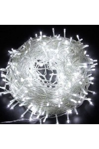 Гірлянда прозора LED холодний білий